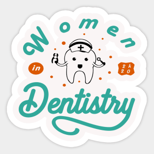 Women In Dentistry Sticker